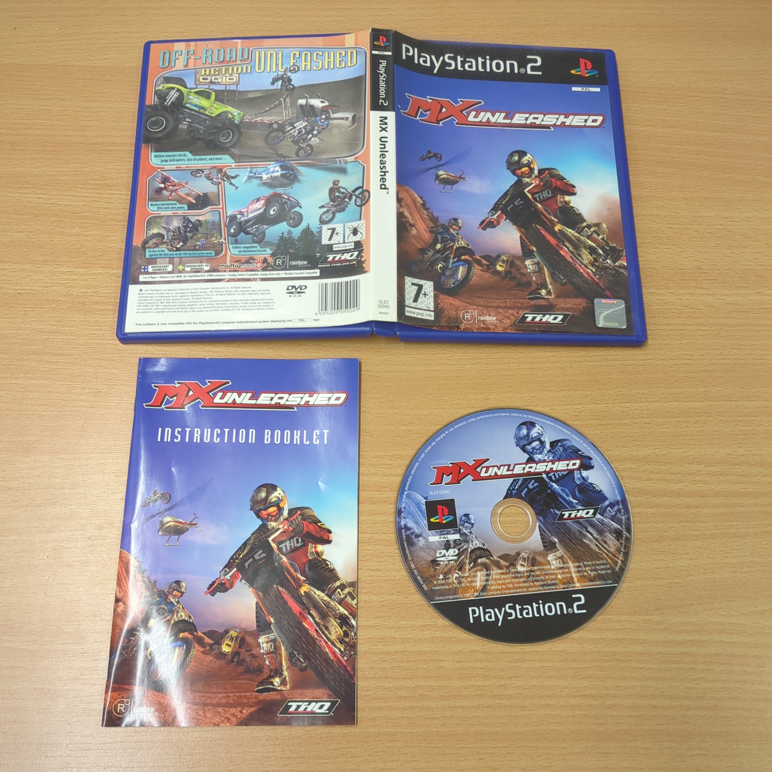 MX Unleashed Sony PS2 game MX Unleashed Sony PS2 game